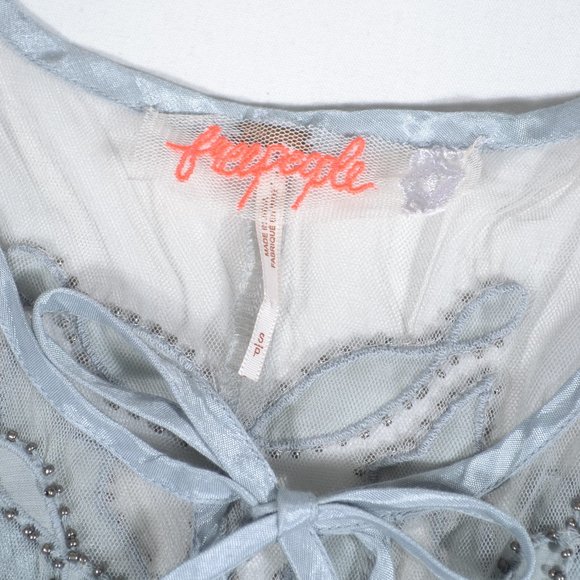 NEW FREE PEOPLE LA PALMA TRAPEZE MINI DRESS, SMALL - Picture 6 of 14